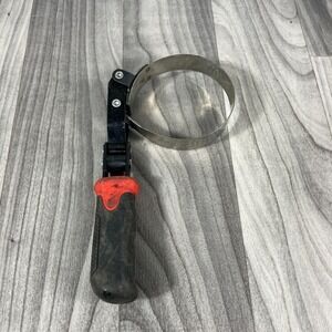 Hyper‎ Tough Adjustable Swivel Oil Filter Wrench, Non-Slip, 3-7/16 to 3-3/4 inch